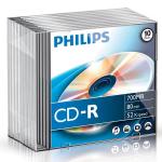 1x10 Philips CD-R 80Min 700MB 52x SL
