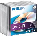 1x10 Philips DVD-R 4,7GB 16x SL