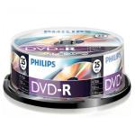 1x25 Philips DVD-R 4,7GB 16x SP