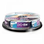 1x10 Philips DVD-RW 4,7GB 4x SP