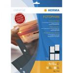 Herma fotophan 9x13 vertical 10 Sheets black 7783