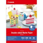 Canon MP-101 D A 4, 50 Sheets Double sided Matte Paper, 240 g