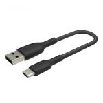 Belkin USB-C/USB-A Cable 15cm braided, black CAB002bt0MBK