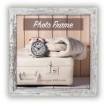 ZEP Nelson 6 white brown   20x20 Wood Frame V21206