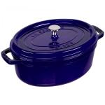 Staub Oval Cocotte, 29cm Dark Blue, Cast Iron