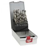 Bosch metal drill set HSS-G w. Box 25 pcs  1,0-13,0 mm