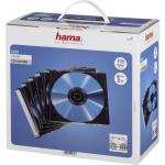 1x100 Hama Slim CD Jewel Case black                      51270