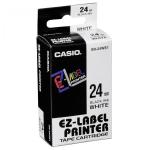 Casio XR-24 WE 1 24 mm black on white
