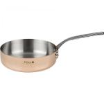 De Buyer Prima Matera Sauté Pan Copper/steel 24cm straight ind.