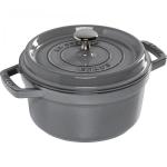 Staub La Cocotte 20cm round, Graphite Grey, Cast Iron