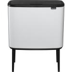 Brabantia Bo Touch Bin white, 11 + 23 L