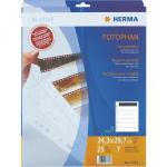 Herma Negative pockets PP clear 25 Sheets/5-Strips 7761
