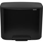 Brabantia Bo Pedal Bin black, 3 x 11 L