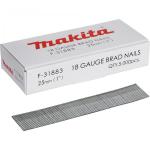 Makita Gauge Brad Nails 1,2x25mm F-31883  5000 pcs.