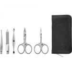 Zwilling PREMIUM zip fastener leather case, black, 5 pcs.