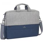 Rivacase 7532 Prater Laptop Tasche 15,6  grau/blau