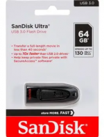 SanDisk Ultra USB 3.0       64GB up to 100MB/s    SDCZ48-064G-U46