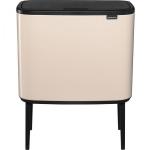 Brabantia Waste Bin Bo Touch Bin 11 + 23 L Soft Beige