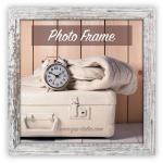 ZEP Nelson 6  white/brown  15x15 Wood Frame V21156