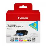 Canon PGI-550/CLI-551 Multipack PGBK/C/M/Y/BK/GY
