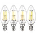 Philips LED Lamp E14 4-Pack 40W 2700K Filament candle