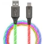Ansmann USB-A / USB-C Cable with LED Lighting 100cm 1700-0158