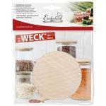 WECK Wooden Lid 80mm Beech