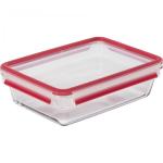 Emsa Clip&Close Glass Food Container, Square  2 L