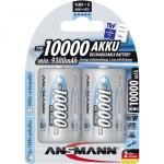 1x2 Ansmann NiMH rech.bat. 10000 Mono D 9300 mAh     5030642