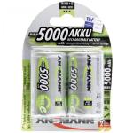 1x2 Ansmann maxE NiMH rech.bat. Mono D 5000 mAh   5030922