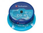1x25 Verbatim CD-R 80 / 700MB 52x Speed Extra Protection