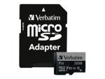 Verbatim microSDHC Pro      32GB Class 10 UHS-I incl Adapter
