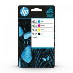 HP 6ZC71AE 4-Pack BK/C/M/Y No. 932 and 933