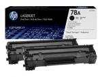 HP 78A - 2-pack - black - original - LaserJet - toner cartridge (CE278AD)